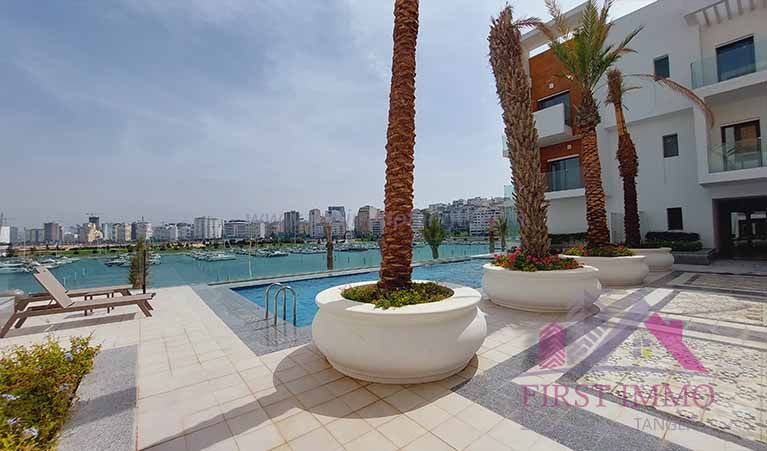 prestigious apartment at the marina of Tangier for sale